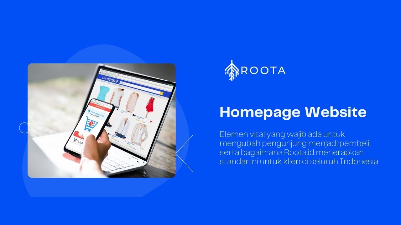 struktur homepage website